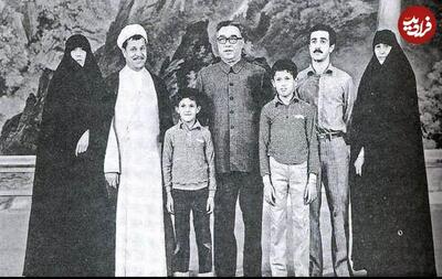 عکس/ قابی دیده نشده از هاشمی رفسنجانی و خانواده‌اش ۴۲ سال پیش در کنار رهبر کره شمالی | اقتصاد24