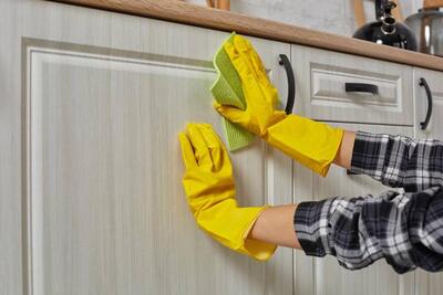 رازهای پاک کردن چربی کابینت‌ها!