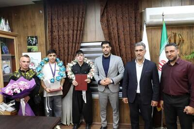 تقدیر از ۲ مدال‌آور کرمانشاهی  مسابقات ووشو قهرمانی کشور