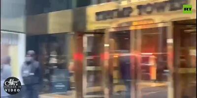 حادثه در برج ترامپ؛ تلاش یک مرد برای بالا رفتن از برج رئیس جمهور آمریکا
