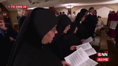 تصویری از پیکر پاپ فرانسیس در واتیکان