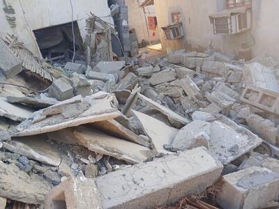انفجار در منزل مسکونی در روستای زمین لشکری جاسک بر اثر نشت گاز