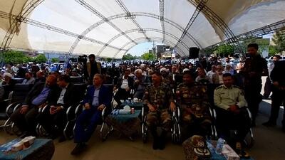 آئین بهره برداری از ۱۲ پروژه در مشهد