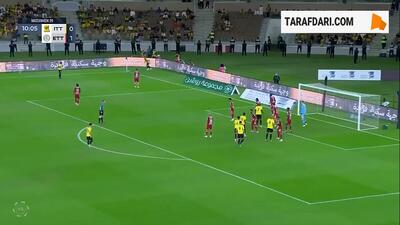 گل و پاس گل کریم بنزما در جریان پیروزی 3-1 الاتحاد مقابل الاتفاق - پارس فوتبال