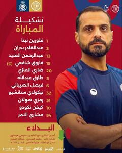 اعلام ترکیب ضمک مقابل النصر - پارس فوتبال