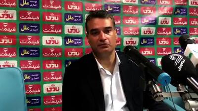 نظرمحمدی: ناامید نیستیم به عشق مردم می‌جنگیم - پارس فوتبال