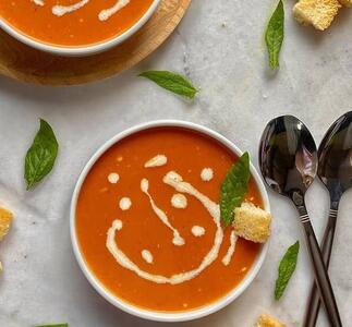روش تهیه سوپ گوجه با پنیر کمتر از 20 دقیقه درست کن
