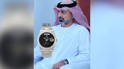تصاویر تکان‌دهنده از ساعت 10 میلیاردی شاهزاده اماراتی؛ نمایشی از قدرت و ثروت!