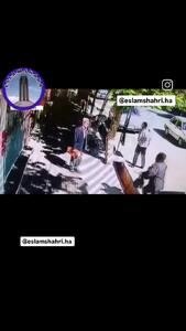اولین فیلم صحنه قتل فاطمه سلطانی توسط پدرش در اسلامشهر