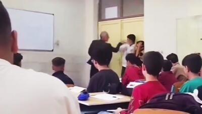 معلم متخلف در کرمانشاه به هیئت تخلفات معرفی شد+ فیلم حاوی تصاویر دلخراش