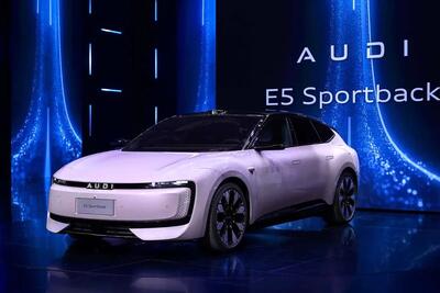 خودرو برقی E5 Sportback با برد ۷۷۰ کیلومتر معرفی شد؛ چینی‌ترین آئودی دنیا