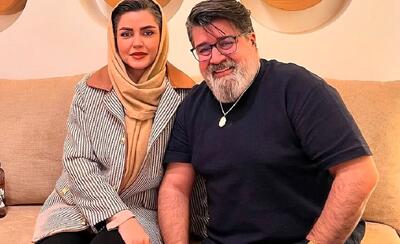 چهره ها/ قاب عاشقانه آقای خواننده و همسرش در جزیره کیش