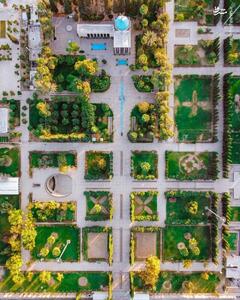 عکسی جالب از آرامگاه سعدی