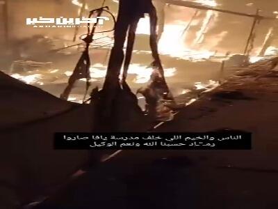 چادر آوارگان غزه بار دیگر هدف حمله قرار گرفت