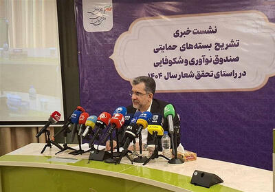 رونمایی رئیس صندوق نوآوری و شکوفایی از اجرای ۷ بسته حمایتی در 1404