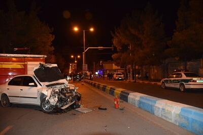 لحظات کورس مرگبار تبریز؛ پژو پودر شد + فیلم