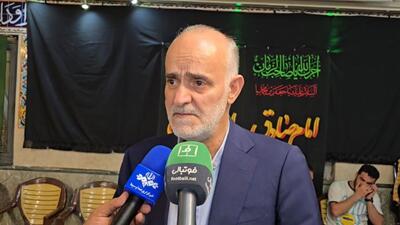 صحبت های مهدی محمدنبی در حاشیه مراسم مذهبی فدراسیون فوتبال