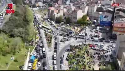 زمین رزه های پی در پی و شدید در استانبول / فرار مردم از خانه ها و قفل شدن معابر | 3 اردیبهشت 1404