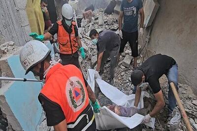 حمله به اقامتگاه آوارگان فلسطینی؛ شنیده شدن صدای انفجارهای مهیب در غزه