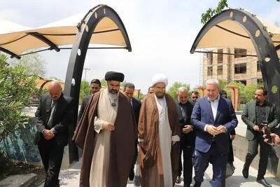 بازدید رئیس شورای سیاست‌گذاری ائمه جمعه از بوستان ولایت گلستان
