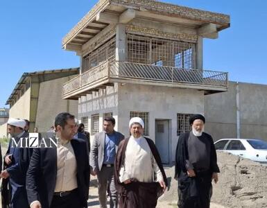 رئیس کل دادگستری خراسان رضوی از زندان در حال ساخت شهرستان مرزی درگز بازدید کرد