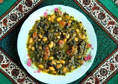 خورش اسفناج قالی؛ غذای ایده‌آل گیاه‌خواران