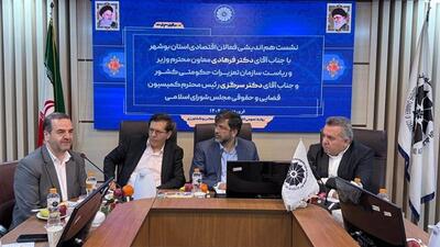 راه‌اندازی میز خدمت سازمان تعزیرات در اتاق بوشهر در دستور کارقرار گیرد