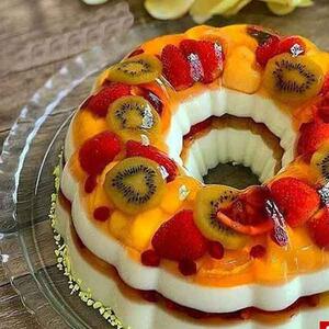 طرز تهیه ژله ویترینی مجلسی + فیلم - سبک ایده آل
