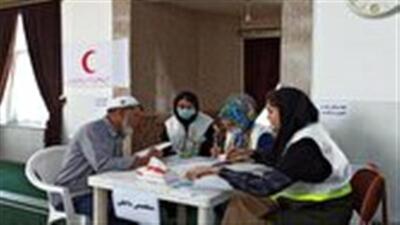نذرخدمت‌ هلال‌احمر ترکمن به ۲۵۰ نفر از روستائیان