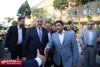 بازدید وزیر ورزش و جوانان جمهوری عراق از فدراسیون کشتی