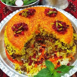 پخت تهچین مجلسی به روش رستورانی