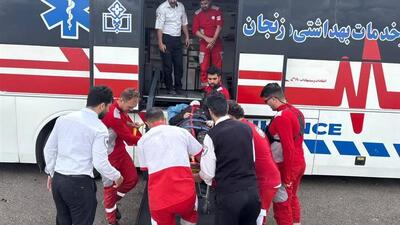 سقوط خودرو به دره در زنجان پنج مصدوم برجا گذاشت