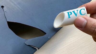 تکنیک ساده جوش پلاستیک و وصله پلاستیک با لوله های PVC