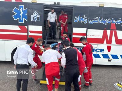 سقوط خودرو به دره در جاده زنجان‌ ـ طارم ۵ مصدوم برجا گذاشت