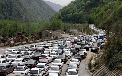 ببینید | ترافیک سنگین امروز در جاده چالوس