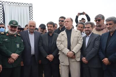همدان و کرمانشاه در کنار هم؛ افتتاح پروژه یادمان شهدای قراویز