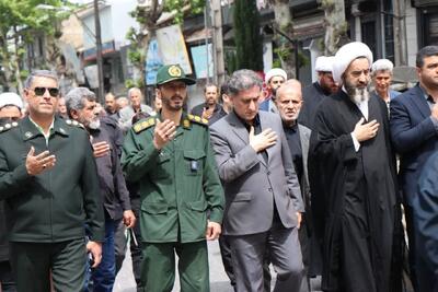 رودسر در سالروز شهادت امام جعفر صادق(ع) به سوگ نشست