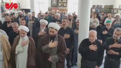 برگزاری مجلس سوگواری شهادت امام جعفر صادق(ع) دربیت آیت الله اعرافی(ره)