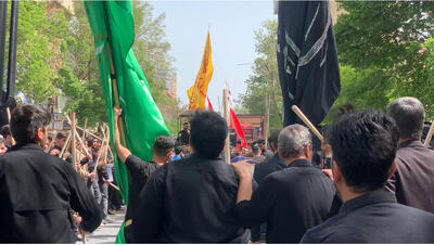 برگزاری مراسم دسته‌روی به مناسبت شهادت امام جعفر صادق(ع) در گرگان