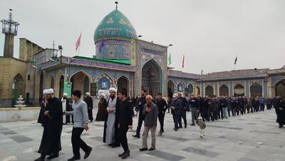 مراسم عزاداری شهادت امام جعفر صادق (ع) در آستانه اشرفیه