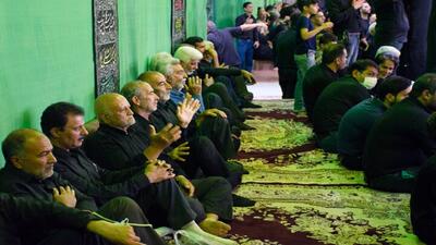 دارالعباده یزد در سوگ رییس مذهب شیعه امام جعفر صادق (ع)