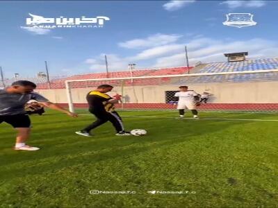 پنالتی حال خوب کن در تمرینات نساجی با چاشنی شادی گل رونالدو