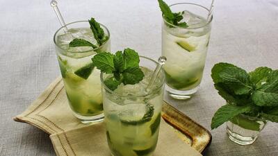 شربت نعنای خانگی، طعم خنکی بهار در یک لیوان!