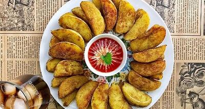 سیب زمینی تنوری یه مزه دیگه میده