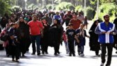برگزاری همایش پیاده روی خانوادگی در خرم آباد