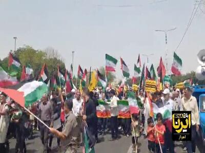 راهپیمایی «جمعه‌های خشم» در حمایت از مردم فلسطین در اهواز
