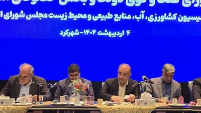 استاندار: مصوبه‌های کمیسیون کشاورزی مجلس برای چهارمحال و بختیاری با اولویت پیگیری می‌شود