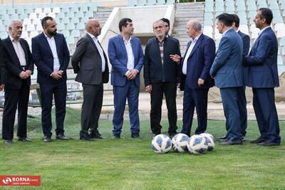بازدید رئیس جمهور از مرکز ملی فوتبال ایران