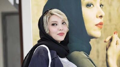 عکسی از صدف اسپهبدی کنار شهاب حسینی بازیگر سریال آبان