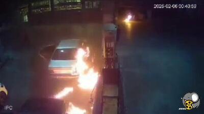 حرکت باورنکردنی یک شهروند در پمپ بنزین کرج! + ویدئو